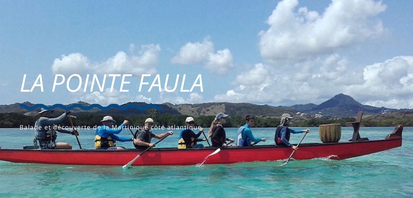Les Fonds blancs de la Pointe Faula en pirogue