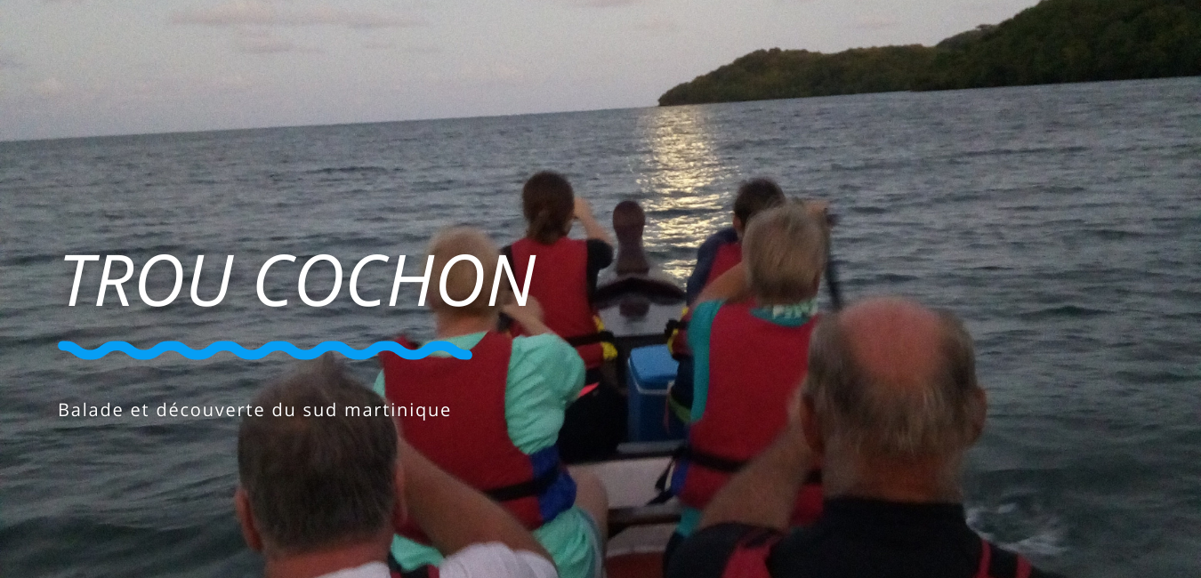 Sortie au crépuscule en Martinique: Trou cochon en kayak